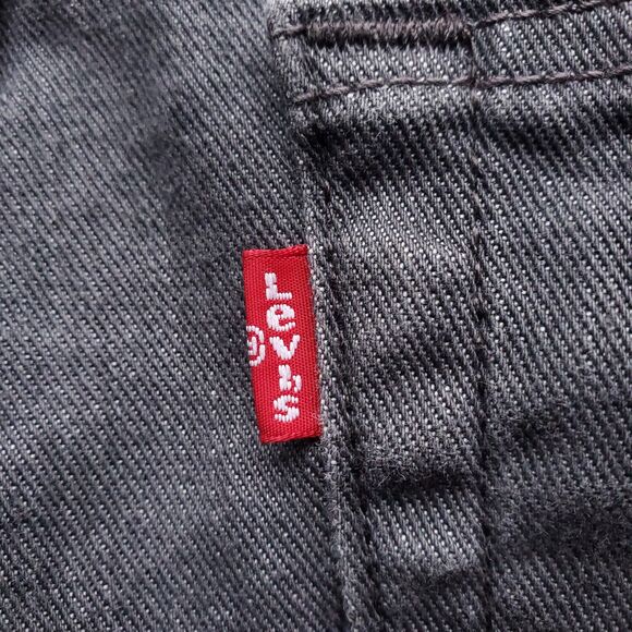 Levis Mens 511 Slim Fit Jeans Gray 34 x 27 Irregular (Tag says 36 x 30) Denim - Picture 6 of 16